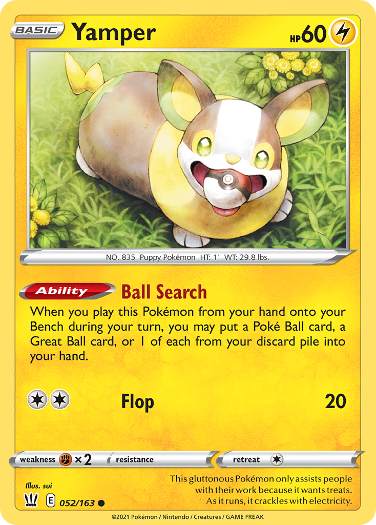 Yamper 052/163 Battle Styles