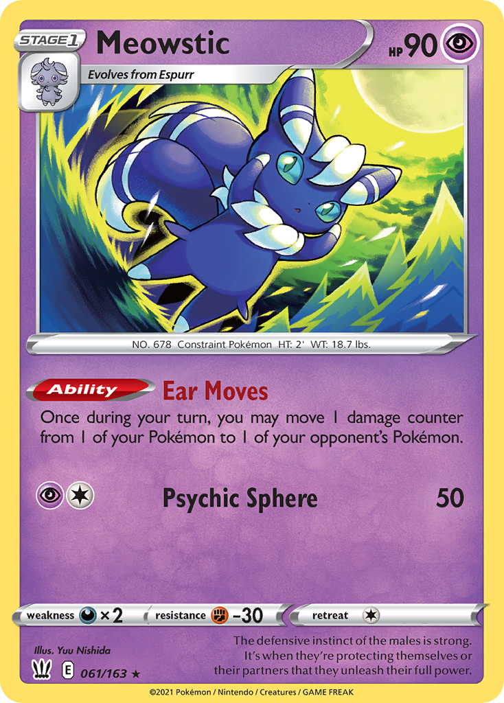 Meowstic 061/163 Battle Styles