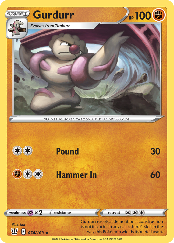 Gurdurr 074/163 Battle Styles