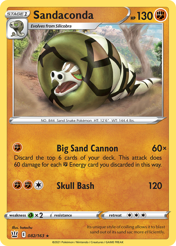Sandaconda 082/163 Battle Styles