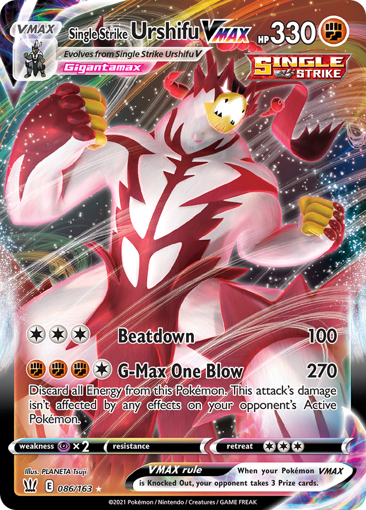 Single Strike Urshifu VMAX 086/163 Battle Styles