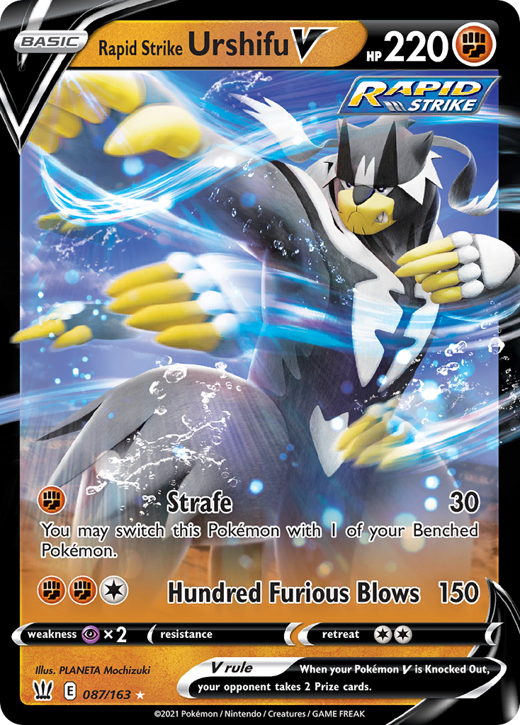 Rapid Strike Urshifu V 087/163 Battle Styles