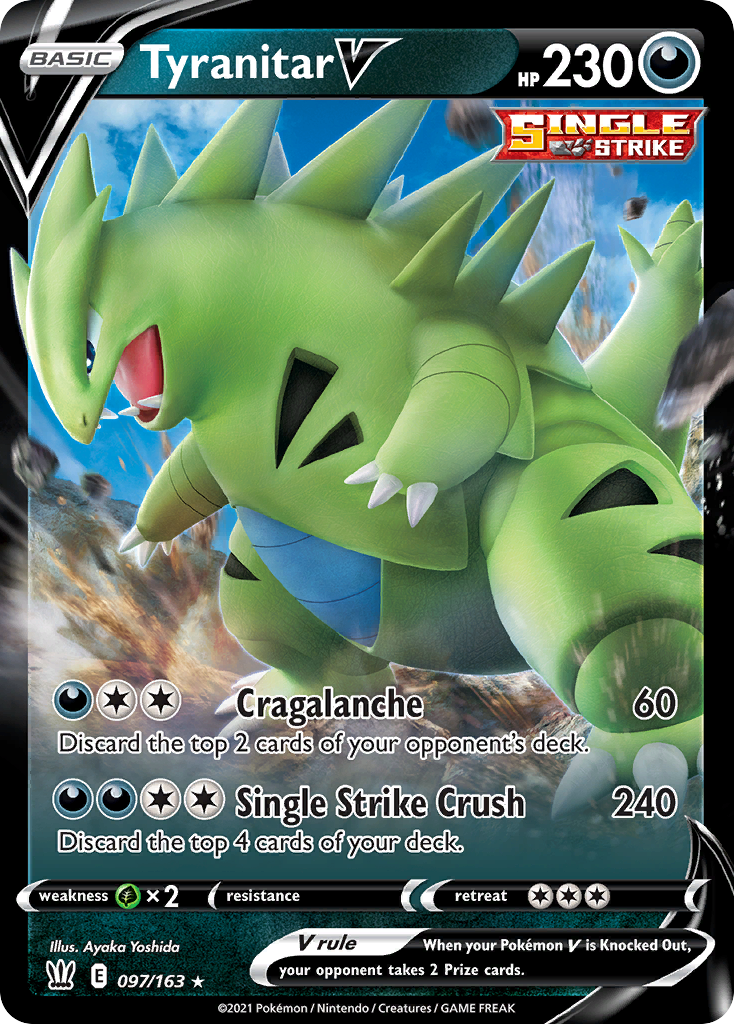 Tyranitar V 097/163 Battle Styles
