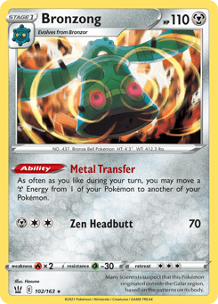 Bronzong 102/163 Battle Styles
