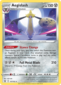 Aegislash 107/163 Battle Styles