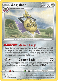 Aegislash 108/163 Battle Styles