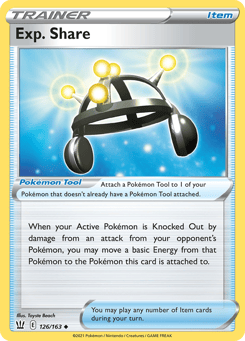 Exp. Share 126/163 Battle Styles