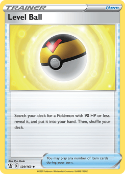 Level Ball 129/163 Battle Styles