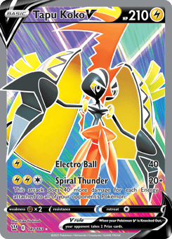Tapu Koko V 147/163 Battle Styles