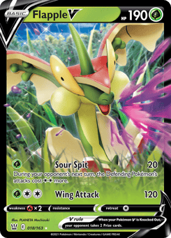 Flapple V 018/163 Battle Styles
