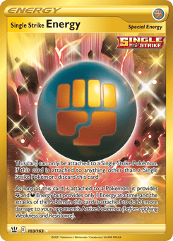 Single Strike Energy 183/163 Battle Styles