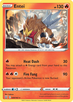 Entei 020/163 Battle Styles