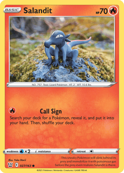 Salandit 027/163 Battle Styles
