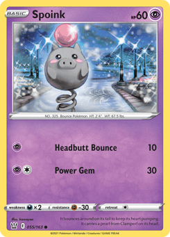 Spoink 055/163 Battle Styles