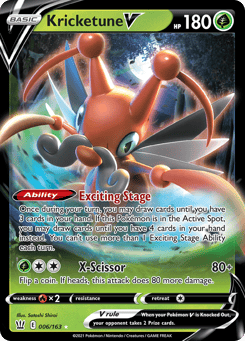 Kricketune V 006/163 Battle Styles