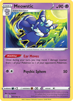 Meowstic 061/163 Battle Styles