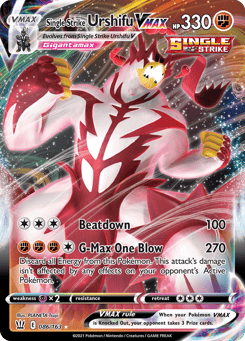 Single Strike Urshifu VMAX 086/163 Battle Styles