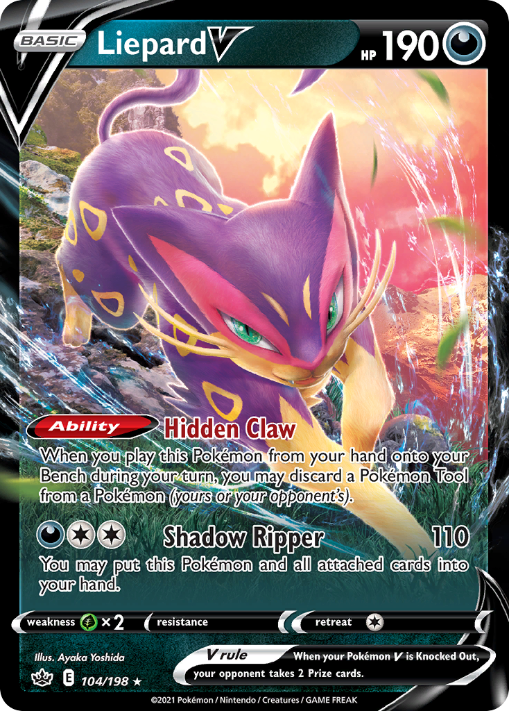 Liepard V 104/198 Chilling Reign
