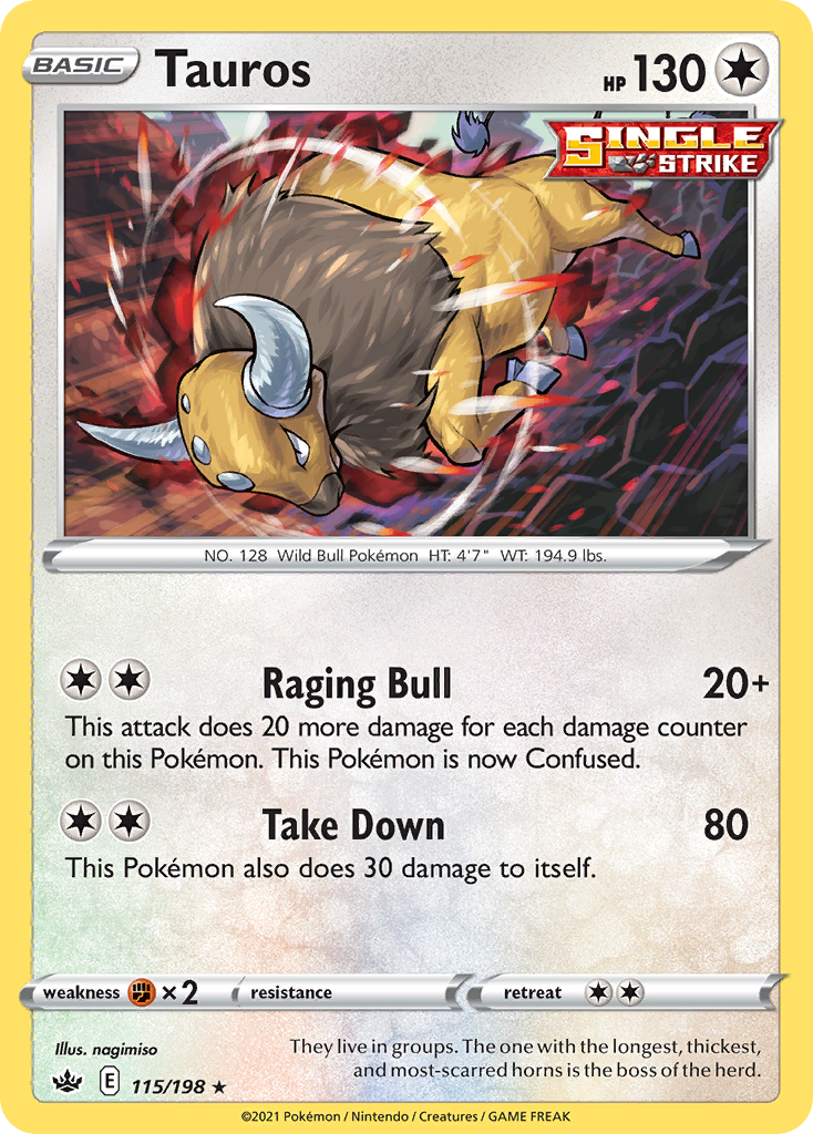 Tauros 115/198 Chilling Reign