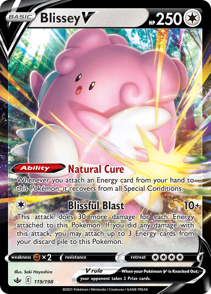 Blissey V 119/198 Chilling Reign