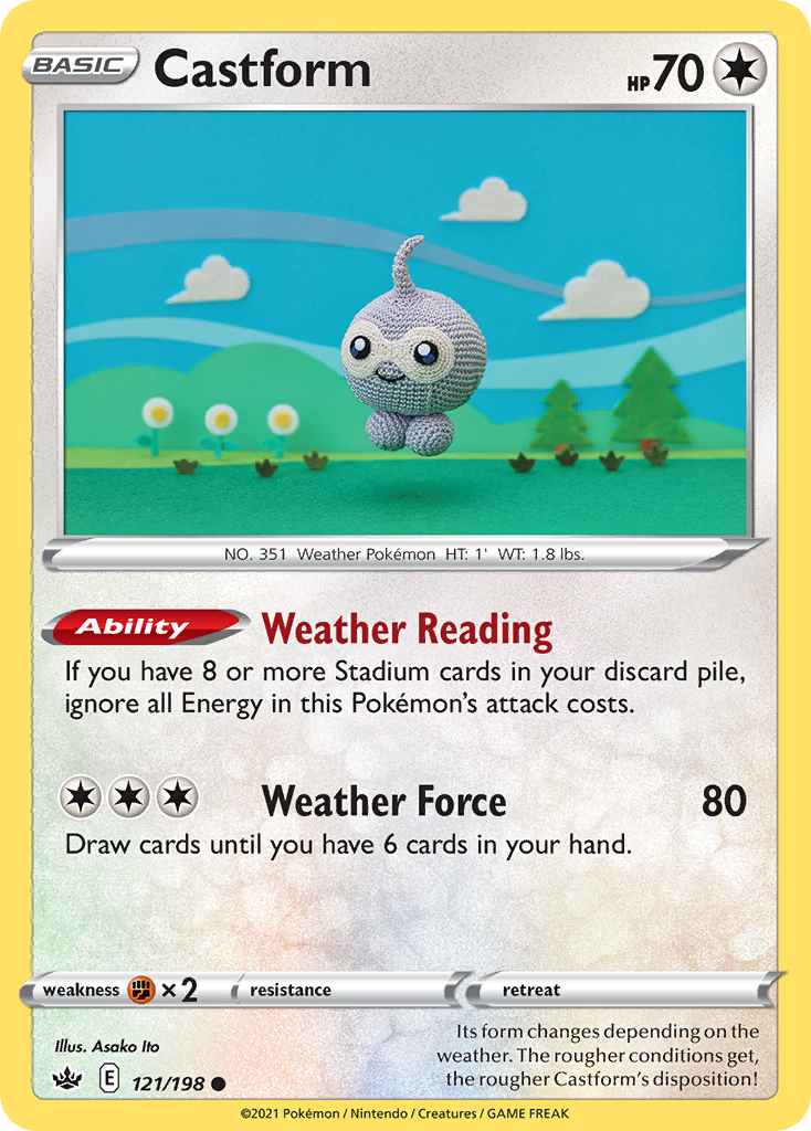 Castform 121/198 Chilling Reign