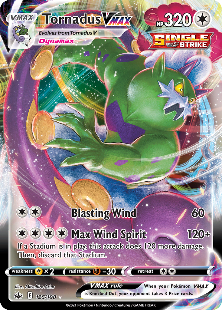 Tornadus VMAX 125/198 Chilling Reign