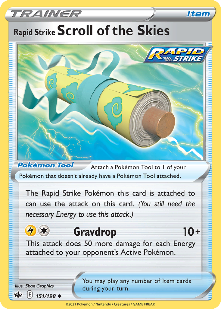 Rapid Strike Scroll of the Skies 151/198 Chilling Reign