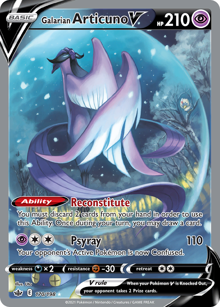 Galarian Articuno V 170/198 Chilling Reign