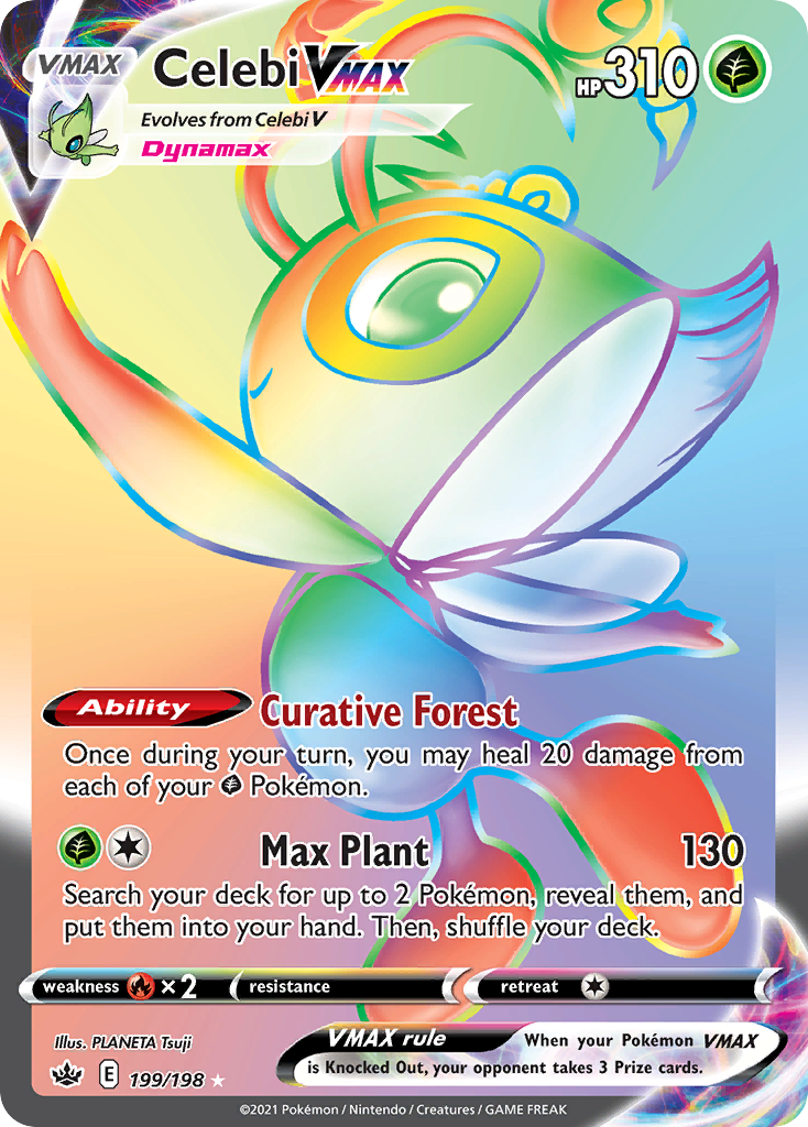 Celebi VMAX 199/198 Chilling Reign