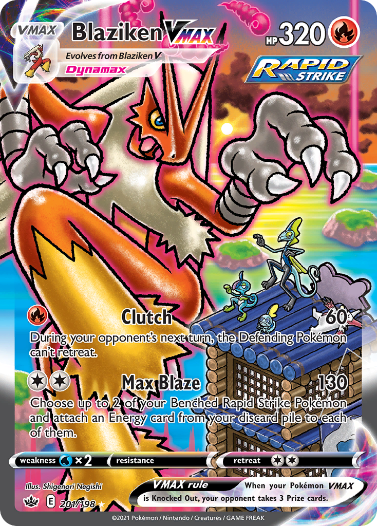 Blaziken VMAX 201/198 Chilling Reign