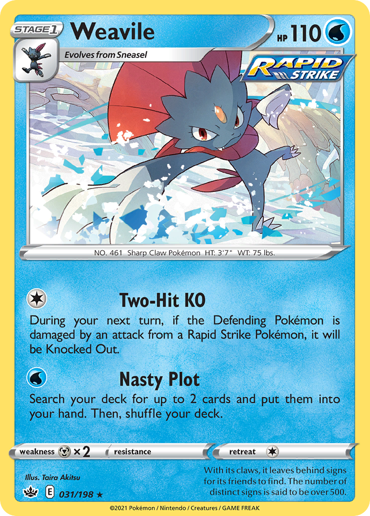 Weavile 031/198 Chilling Reign
