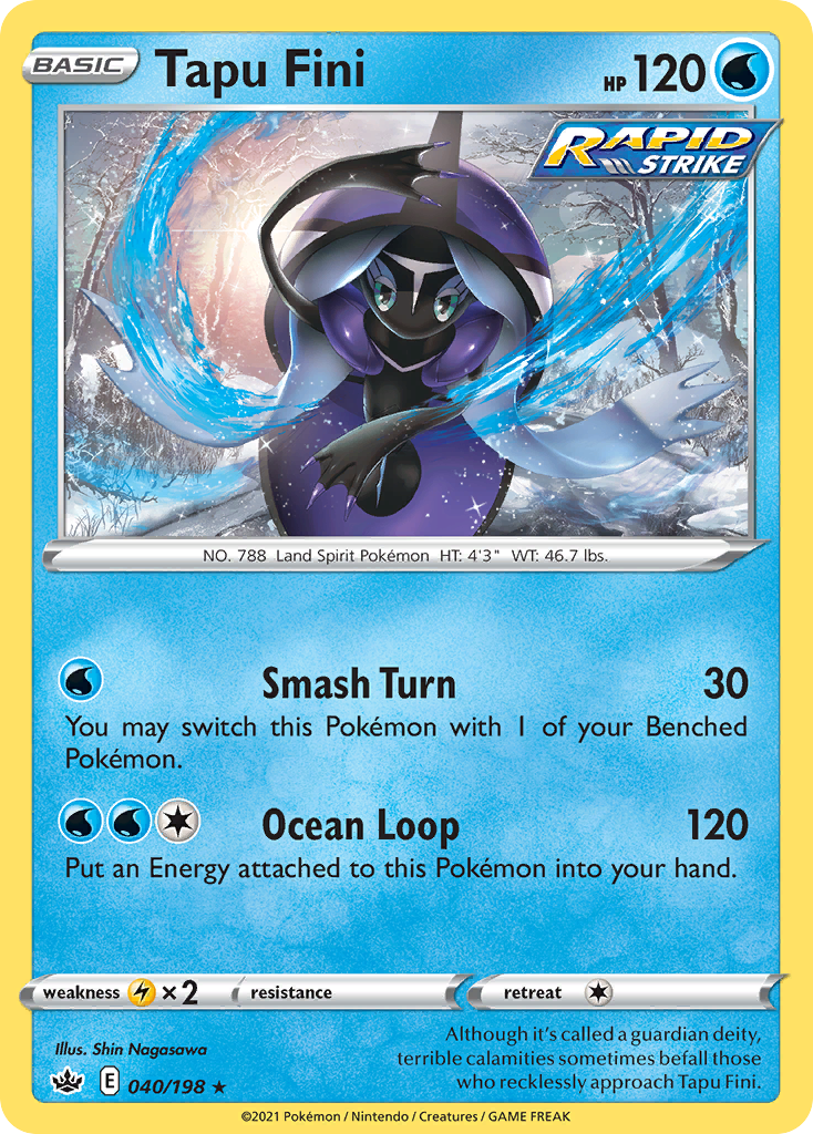 Tapu Fini 040/198 Chilling Reign