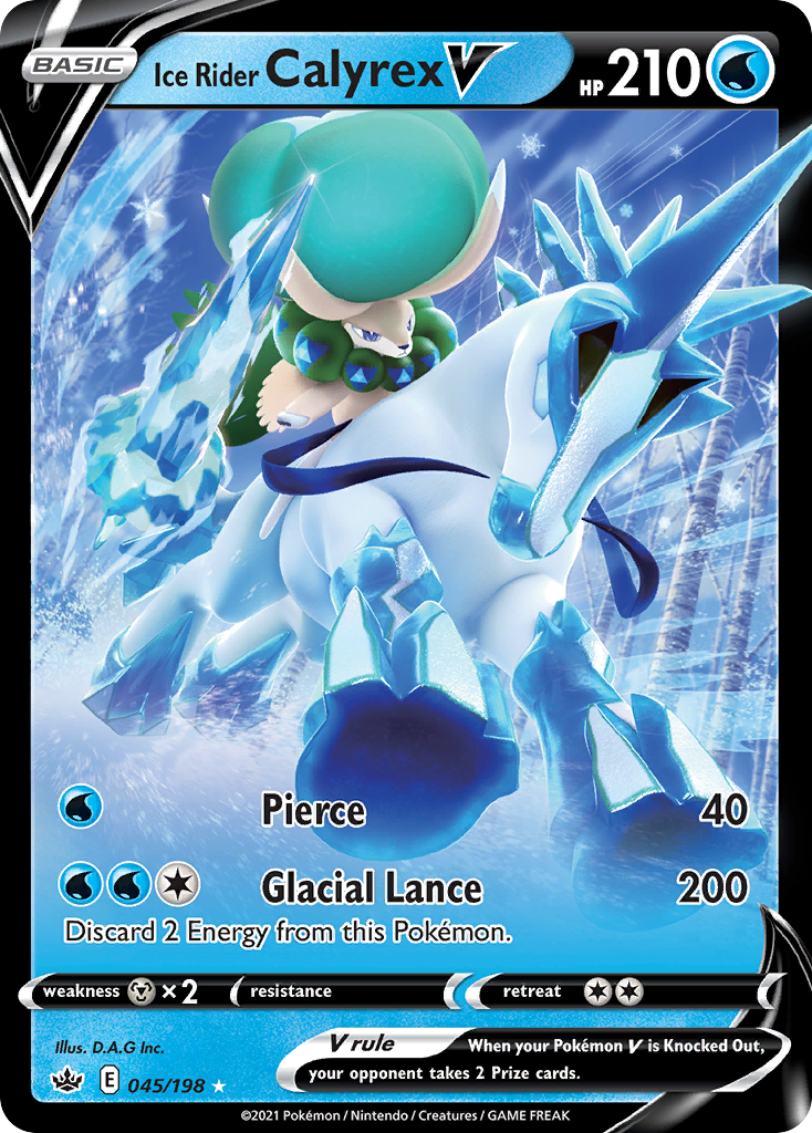 Ice Rider Calyrex V 045/198 Chilling Reign
