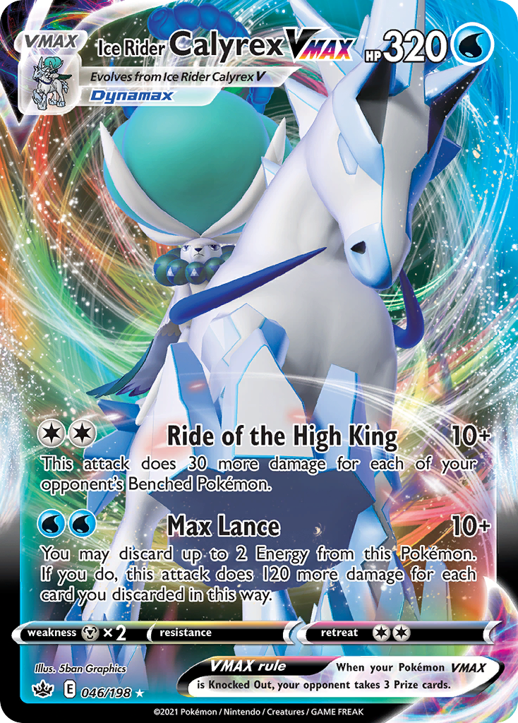Ice Rider Calyrex VMAX 046/198 Chilling Reign