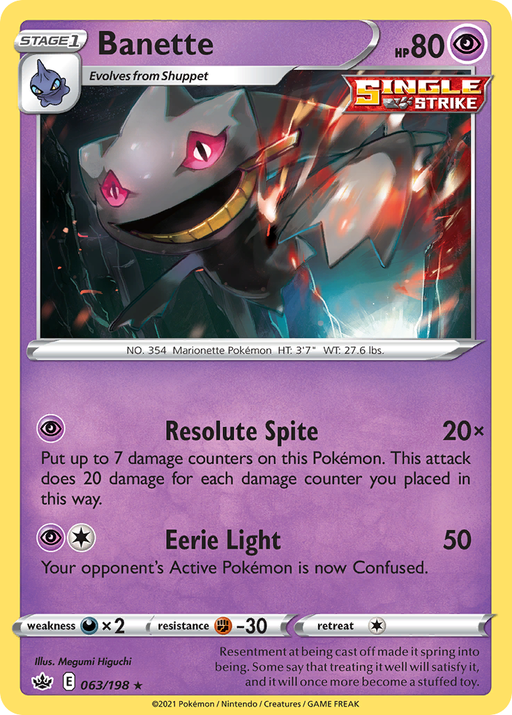 Banette 063/198 Chilling Reign
