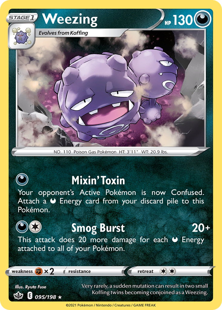 Weezing 095/198 Chilling Reign