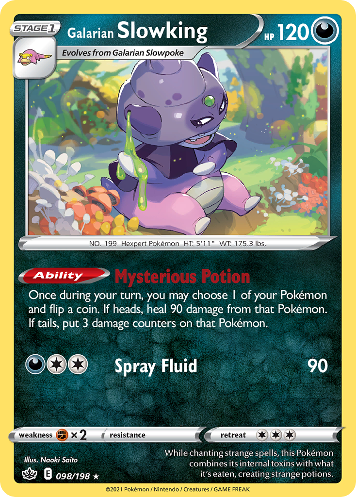 Galarian Slowking 098/198 Chilling Reign