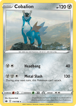 Cobalion 114/198 Chilling Reign