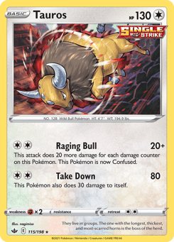 Tauros 115/198 Chilling Reign