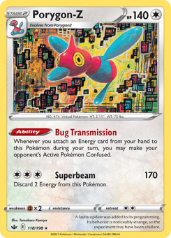 Porygon-Z 118/198 Chilling Reign