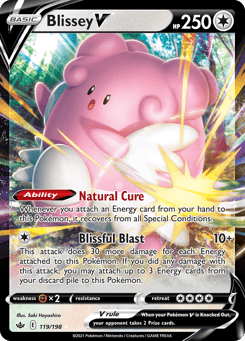 Blissey V 119/198 Chilling Reign