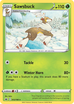 Sawsbuck 012/198 Chilling Reign