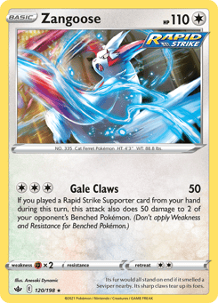 Zangoose 120/198 Chilling Reign