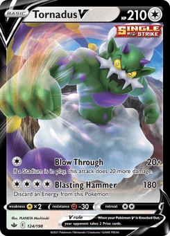 Tornadus V 124/198 Chilling Reign