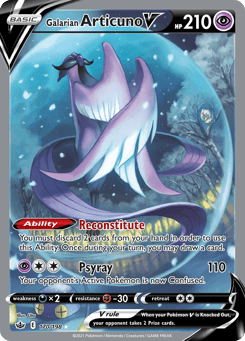 Galarian Articuno V 170/198 Chilling Reign