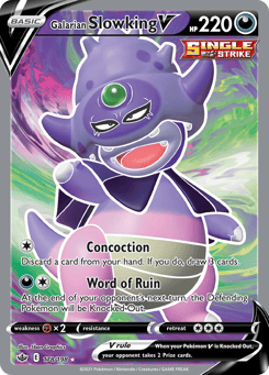 Galarian Slowking V 178/198 Chilling Reign