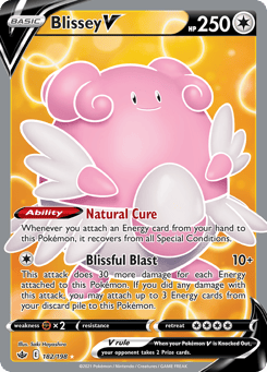 Blissey V 182/198 Chilling Reign