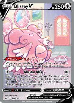 Blissey V 183/198 Chilling Reign