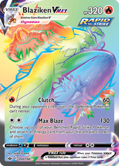 Blaziken VMAX 200/198 Chilling Reign