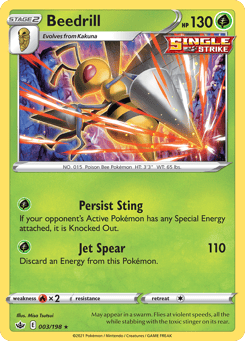 Beedrill 003/198 Chilling Reign